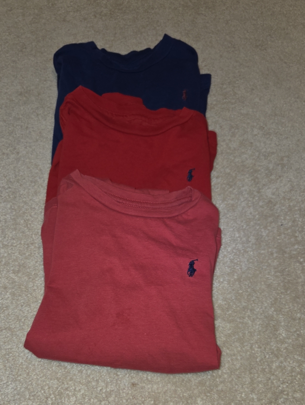 Polo by Ralph Lauren Kids Short Sleeve Tees - Red & Navy
